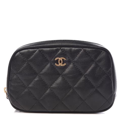 chanel quilted cosmetic case